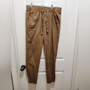 Khaki joggers